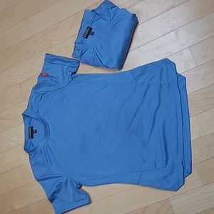 McDonald's Worker Shirt Blue Size XS LOT of 2